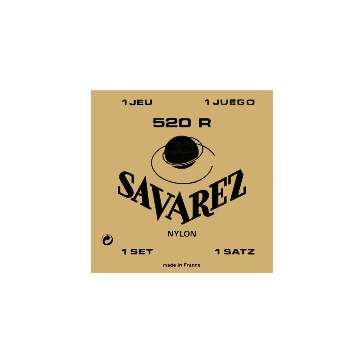 SAVAREZ - 520R - CLASSICAL GUITAR STRINGS - NORMAL TENSION